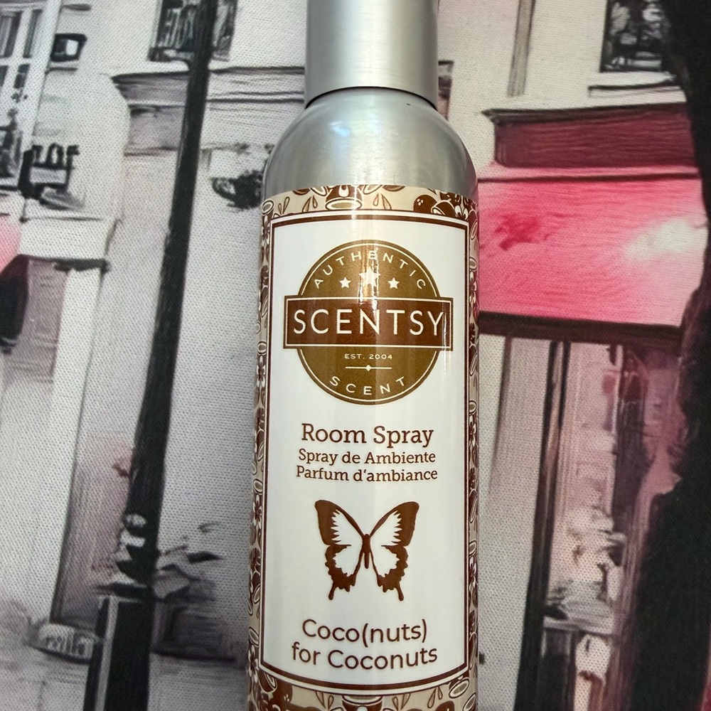 Scentsy Coco(nuts) for Coconuts Room Spray - White & Gold